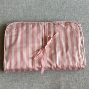 Vintage Victoria’s Secret Iconic Classic Pink Strap PVC Hanging Toiletry Bag